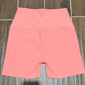 Beyond Yoga Coral Bike Shorts